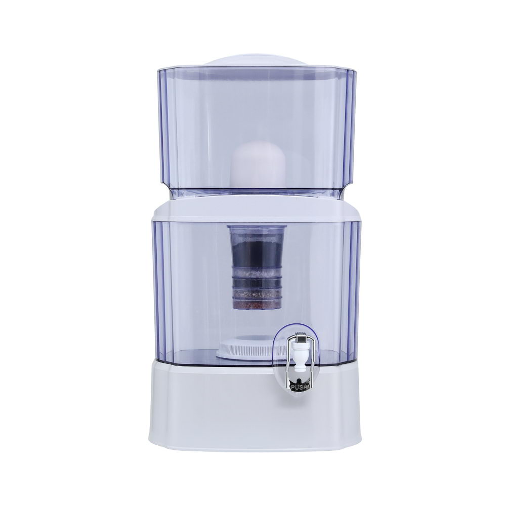 Devanti Benchtop Water Filter 24L Gravity Multi-Stage BPA-Free Home Camping