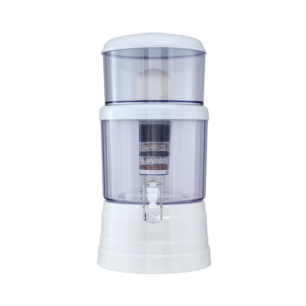 Devanti Benchtop Water Filter 16L Gravity Multi-Stage BPA-Free Home Camping