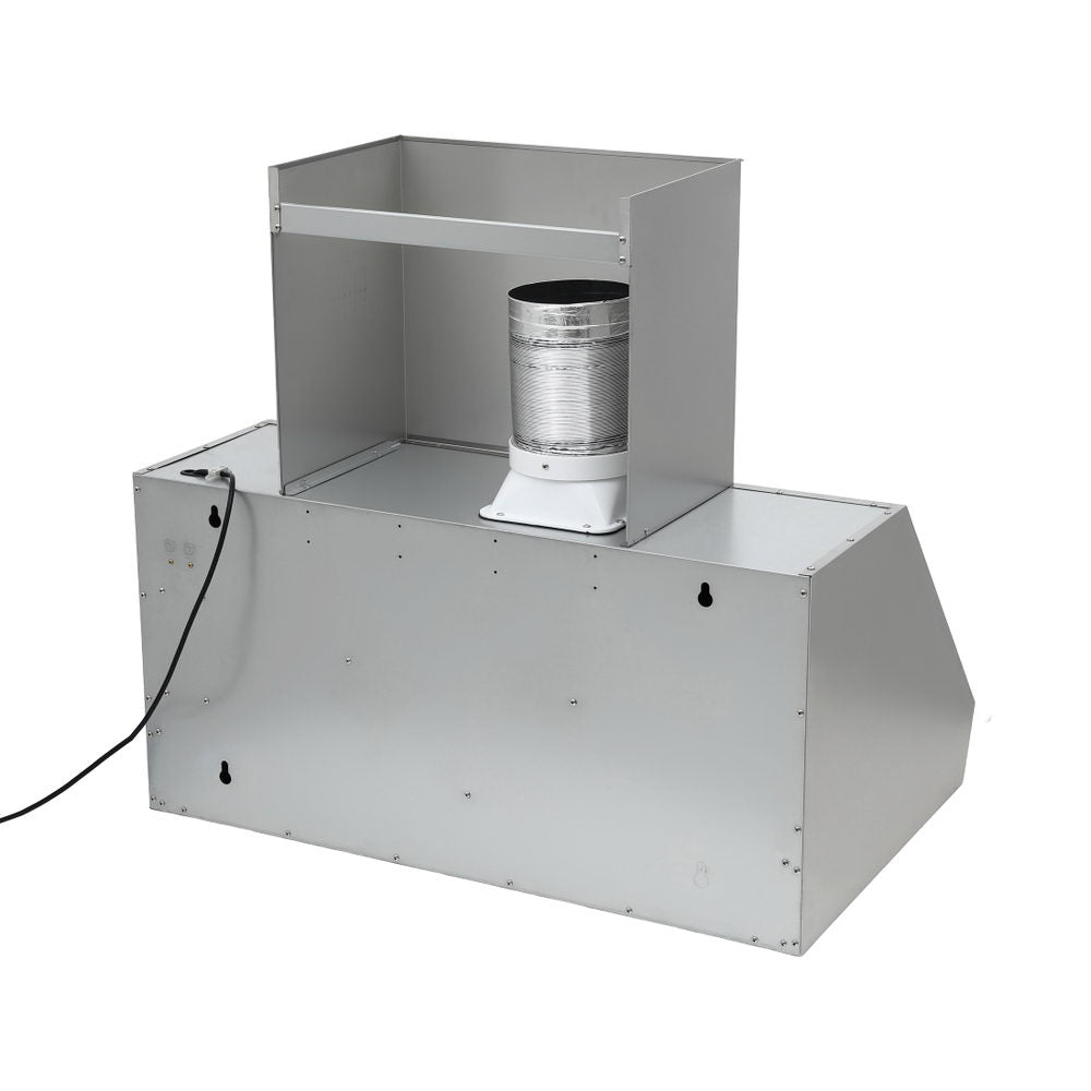 Devanti 900mm Range Hood 3-Speed Fan LED Display Remote Control