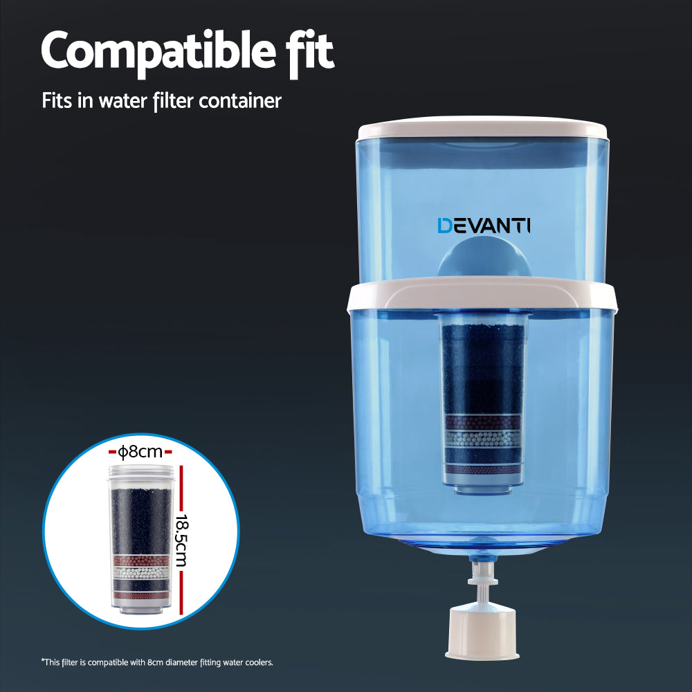 Devanti Water Cooler Dispenser 7-Stage Filter 3 Pack